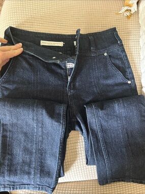 Pilcro and the Letterpress Indigo Straight-Leg Jeans
